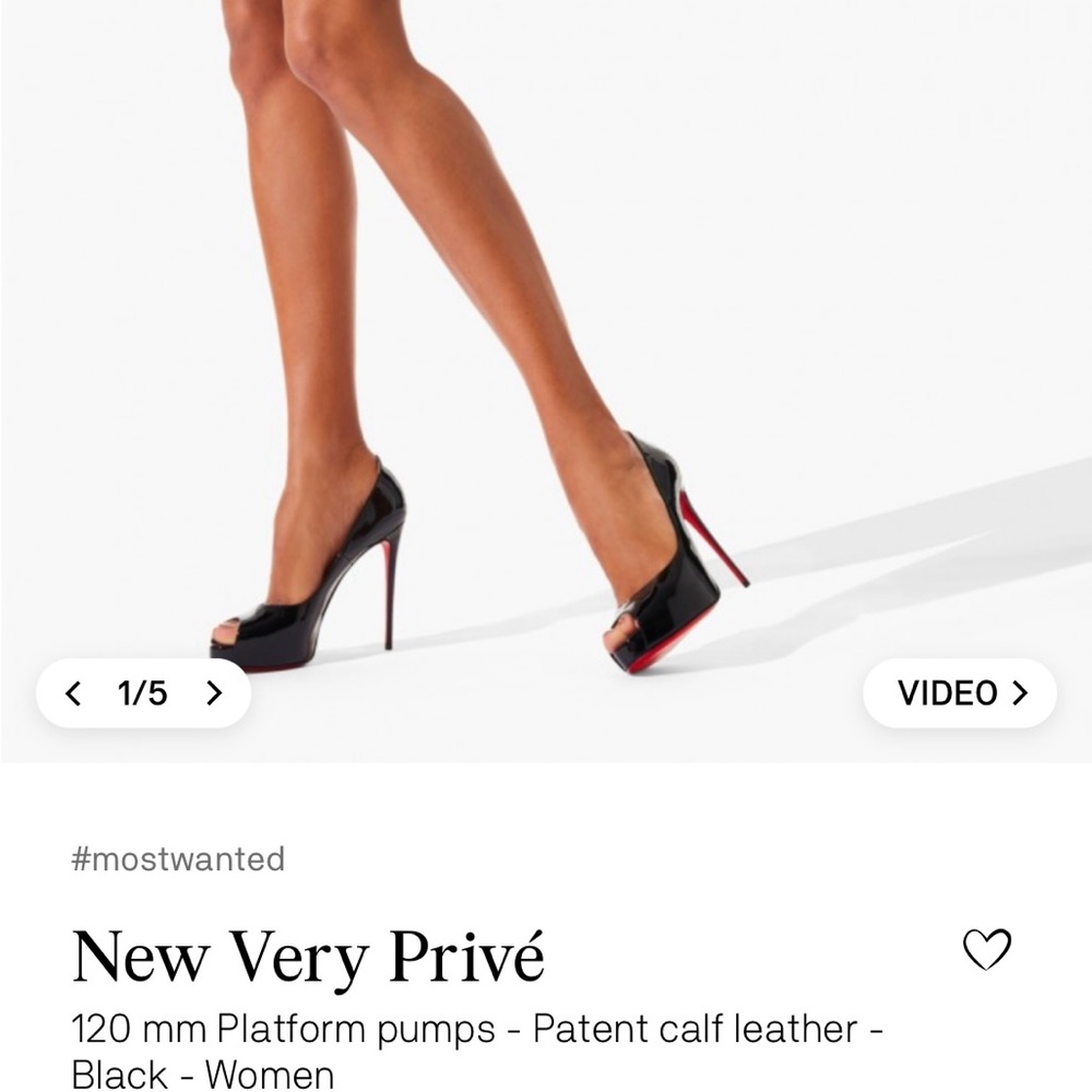 Louboutin size 61/2-7